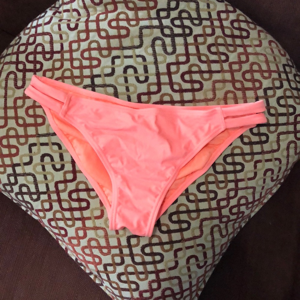 Peach bikini bottoms